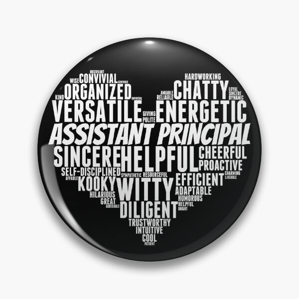 Item preview, Assistant Principal Word Cloud Heart Assistant Principal Gear designed and sold by DynamicDesign.