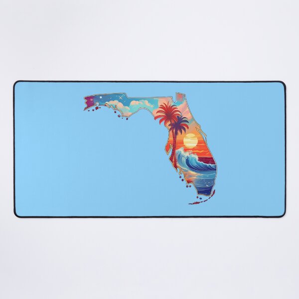 Item preview, Tropical Florida State Art designed and sold by BeachBreezyVA.