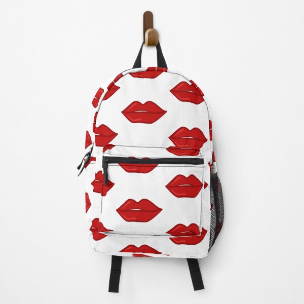 Item preview, Red Lipstick Kissing Lips Vector designed and sold by THP Creative.
