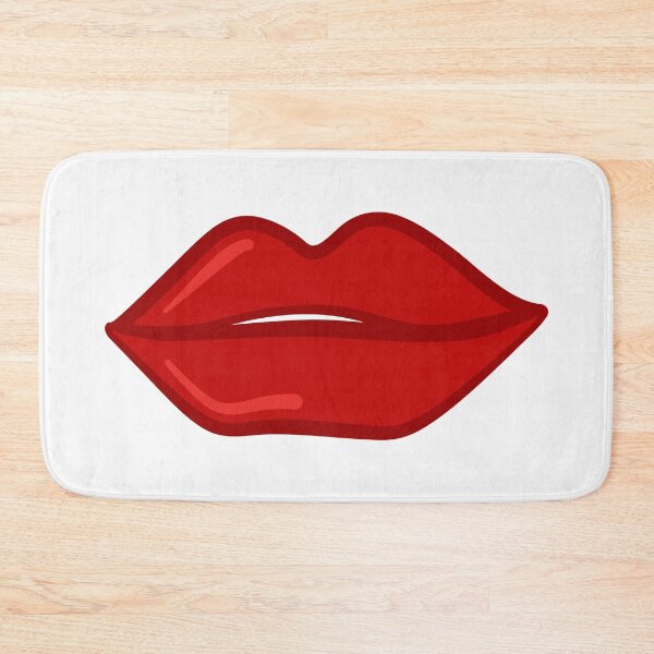Item preview, Red Lipstick Kissing Lips Vector designed and sold by THP Creative.