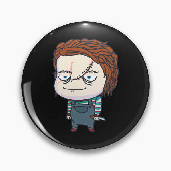 Artikelvorschau, Molliger Chibi-Charakter - Horrorfilm Chuck entworfen und verkauft von Craftsanity.