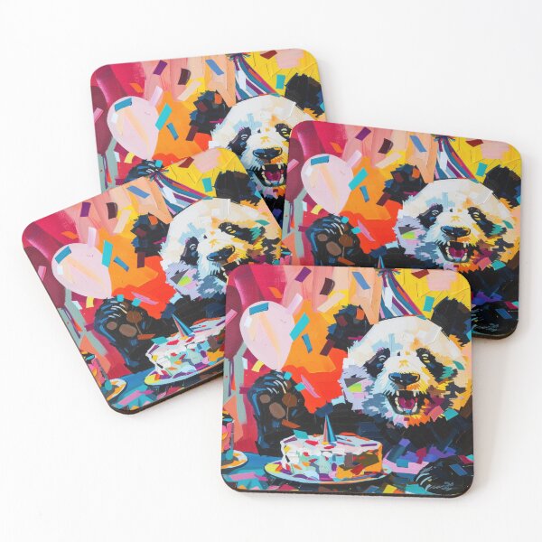 Item preview, Jubilant Panda Party: A Celebration in Color designed and sold by Chaotic Cuties.