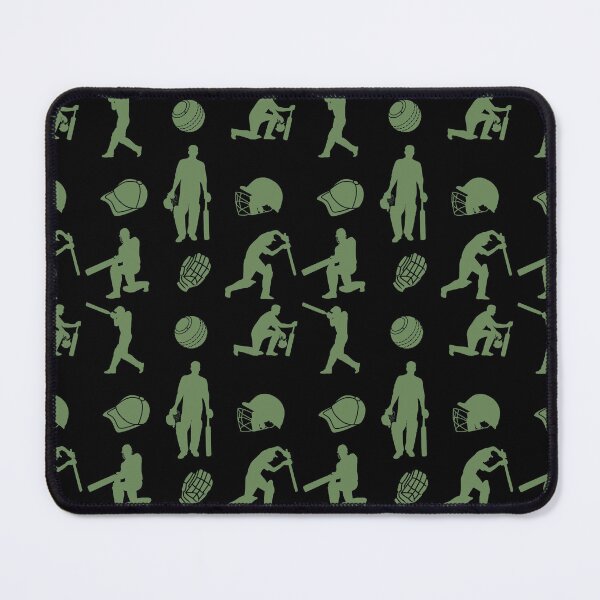 Item preview, Cricket Vintage Seamless Batsmen Pattern designed and sold by SportsT-Shirts.