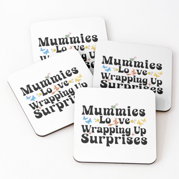 Item preview, Mummies Love Wrapping Up Surprises Halloween Pun Design designed and sold by Raise2Shine.