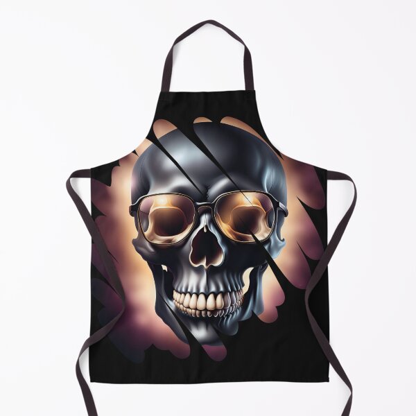 Item preview, Skull with glasses designed and sold by DebriArte.