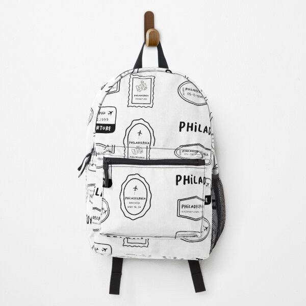 Item preview, Philadelphia - Travel Stamp Collection | Minimalist Design | Black and White designed and sold by RM-Journey.