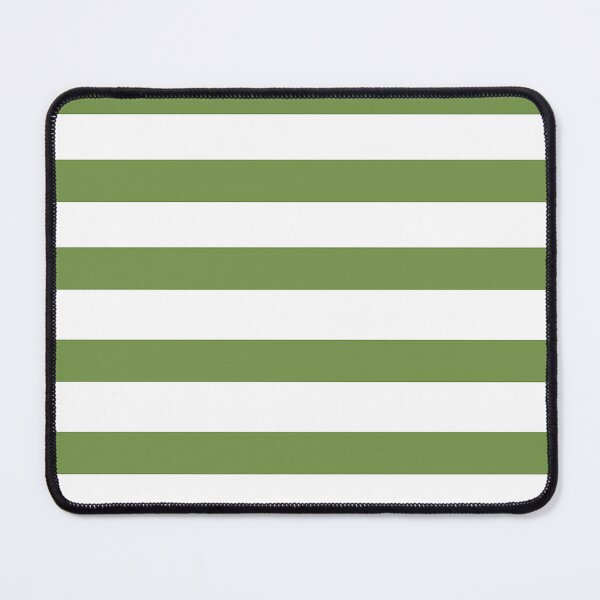 Item preview, Horizontal wide and thick stripe fashion green and white colors designed and sold by Carlos Gudino.