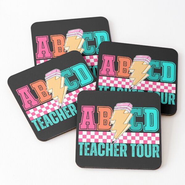 Item preview, Colorful Retro ABCD Teacher Tour designed and sold by AlienOccupation.