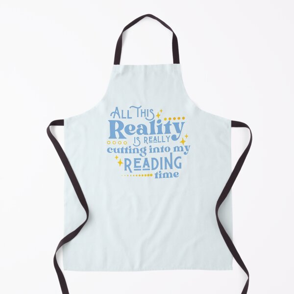 Item preview, Reality Vs. Reading / Book Nerd / Quote Lettering designed and sold by Neadoodles.