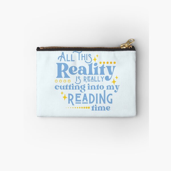 Item preview, Reality Vs. Reading / Book Nerd / Quote Lettering designed and sold by Neadoodles.
