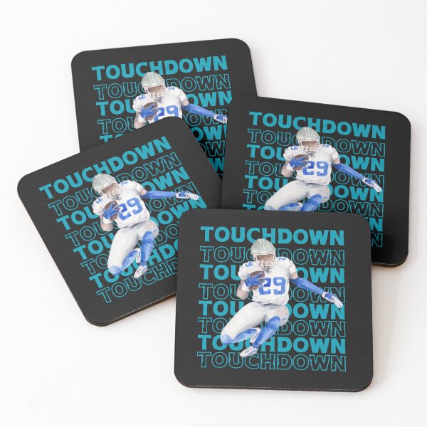 Item preview, Blue Retro Football Touchdown Design designed and sold by AlienOccupation.