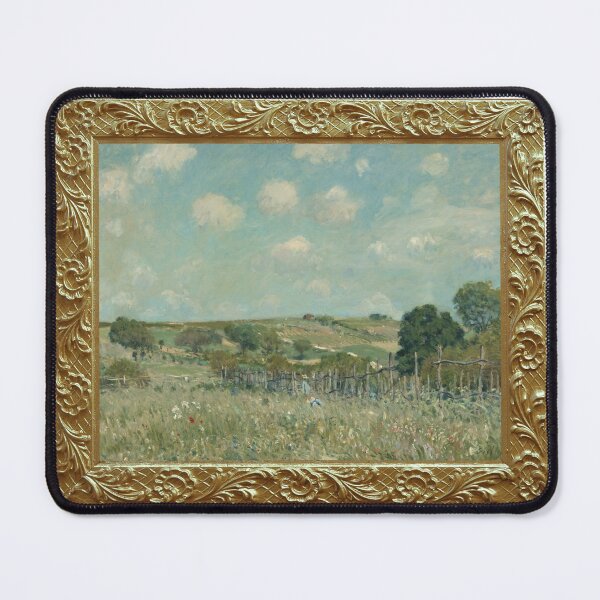 Item preview, The Meadow, Alfred Sisley, 1875 - Frame designed and sold by Murdermercury.