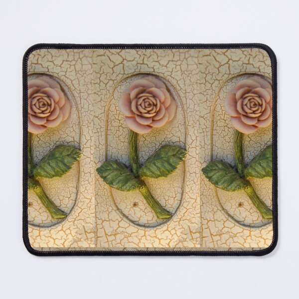 Item preview, Pink Rose on Cream Crackle by Adelaide artist Avril Thomas at Magpie Springs designed and sold by MagpieSprings.