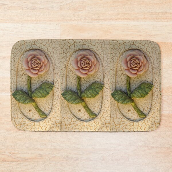 Item preview, Pink Rose on Cream Crackle by Adelaide artist Avril Thomas at Magpie Springs designed and sold by MagpieSprings.
