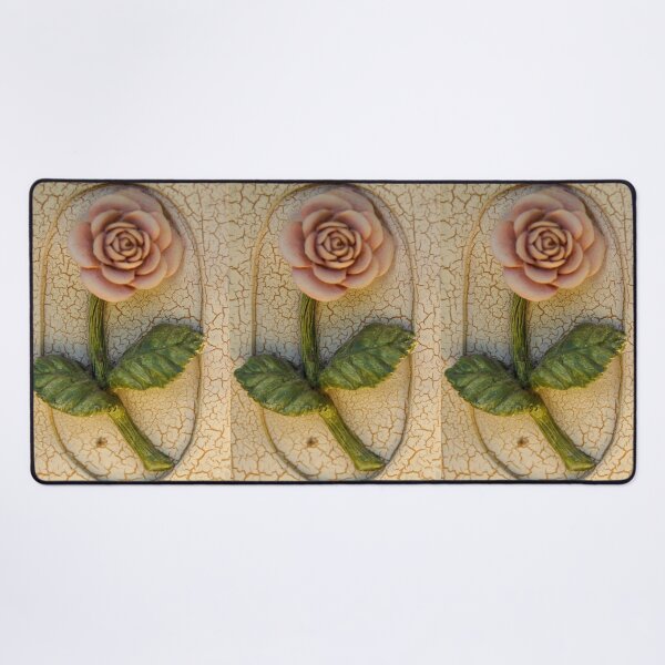 Item preview, Pink Rose on Cream Crackle by Adelaide artist Avril Thomas at Magpie Springs designed and sold by MagpieSprings.