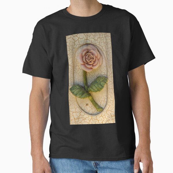 Item preview, Pink Rose on Cream Crackle by Adelaide artist Avril Thomas at Magpie Springs designed and sold by MagpieSprings.