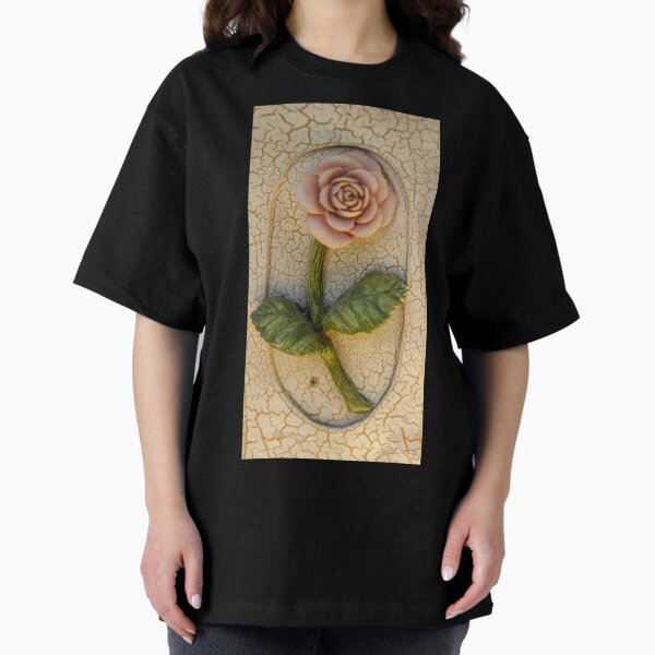 Item preview, Pink Rose on Cream Crackle by Adelaide artist Avril Thomas at Magpie Springs designed and sold by MagpieSprings.