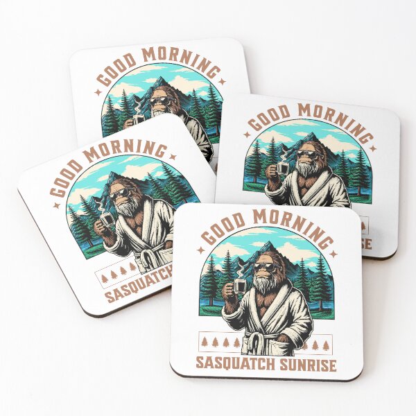 Item preview, Good Morning Sneaky Sasquatch Logo designed and sold by FreshMintBoutiq.