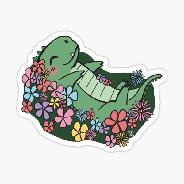 Item preview, Jardin T-Rex designed and sold by LemonBubblesArt.