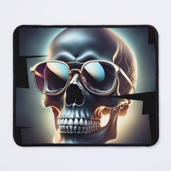 Item preview, Skull with glasses designed and sold by DebriArte.