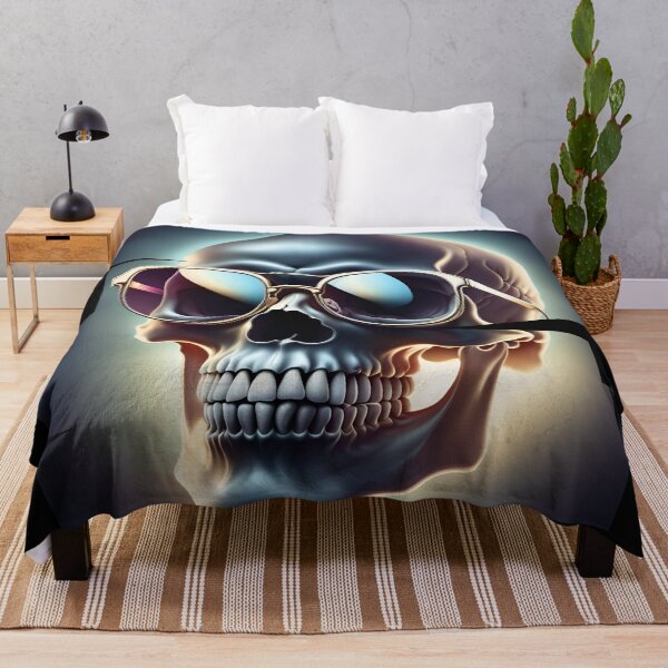 Item preview, Skull with glasses designed and sold by DebriArte.