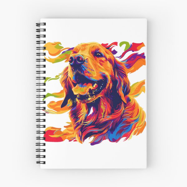 Item preview, Colorful Golden Retriever Design designed and sold by SmarterShoppes.