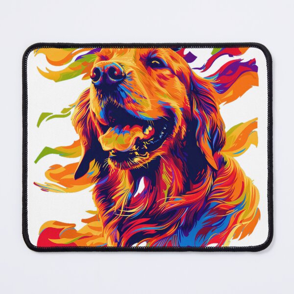 Item preview, Colorful Golden Retriever Design designed and sold by SmarterShoppes.