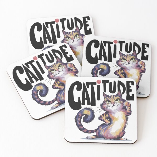 Item preview, Catiitude-Sassy Cat Artwork designed and sold by Collision19.