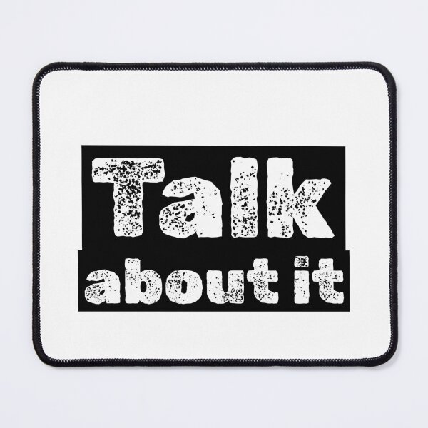 Item preview, Adult mental health talk about it distressed T-shirt design designed and sold by Happy Heart.
