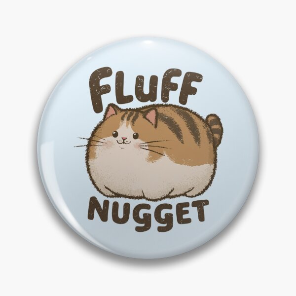Item preview, Fluff Nugget - Adorable Chubby Cat designed and sold by ZenEverAI.