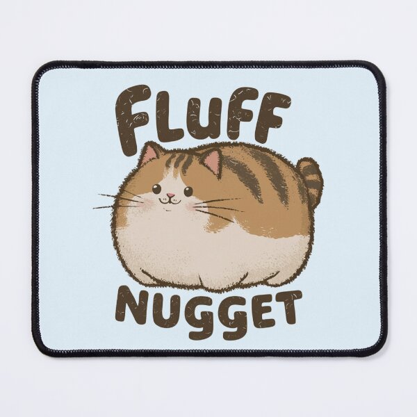 Item preview, Fluff Nugget - Adorable Chubby Cat designed and sold by ZenEverAI.