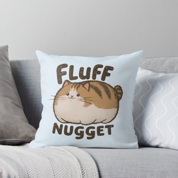 Item preview, Fluff Nugget - Adorable Chubby Cat designed and sold by ZenEverAI.
