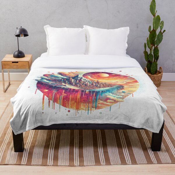 Item preview, Colorful Dreamy City in Mountain Melting Yin Yang designed and sold by ShepuShuki.