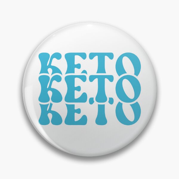 Item preview, Retro Keto Diet Typography - Fun Blue Keto Design designed and sold by Simplystik.
