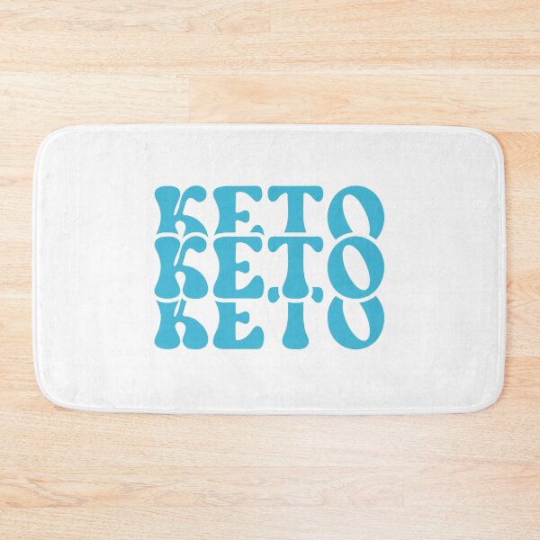 Artikelvorschau, Retro Keto Diät Typografie - Lustiges blaues Keto Design entworfen und verkauft von Simplystik.