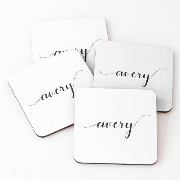 Item preview, Avery - Custom name on delicate black cursive font designed and sold by To the Lua.
