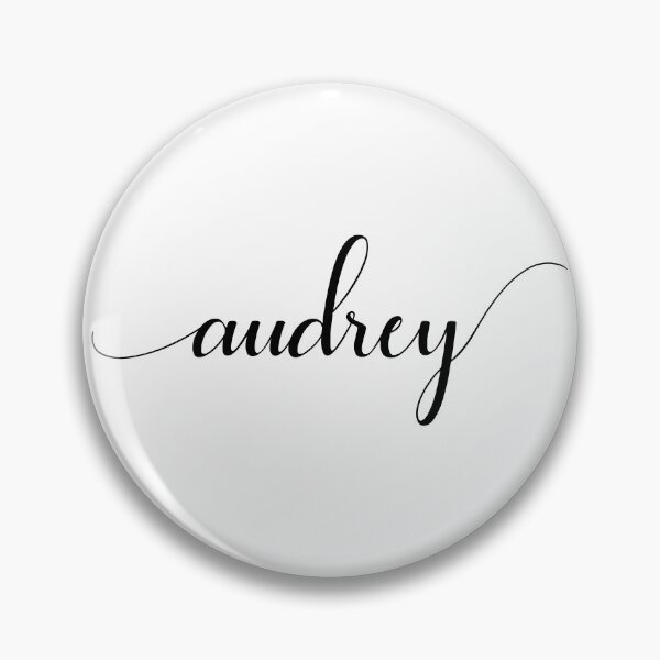 Item preview, Audrey - Custom name on delicate black cursive font designed and sold by To the Lua.