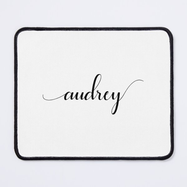 Item preview, Audrey - Custom name on delicate black cursive font designed and sold by To the Lua.