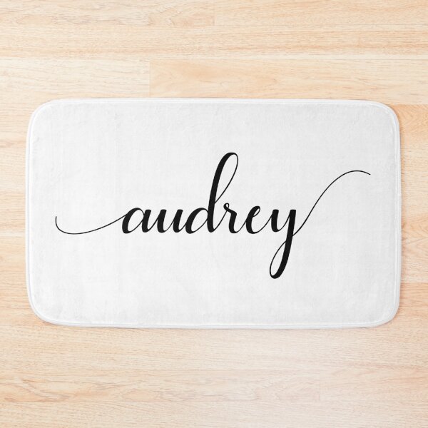 Item preview, Audrey - Custom name on delicate black cursive font designed and sold by To the Lua.