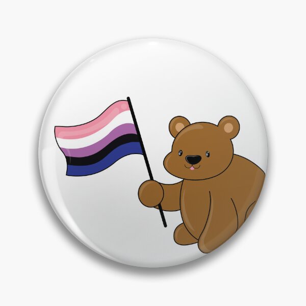 Item preview, Pride Bear (Genderfluid Flag) designed and sold by Rustmm.