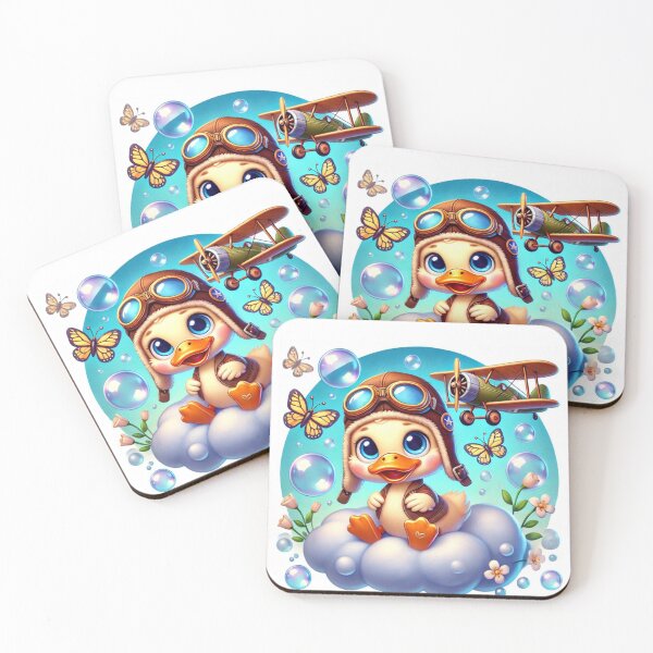 Item preview, Aviator Duck Adventure designed and sold by Sillytoe.