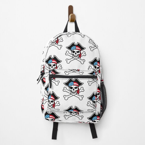 Item preview, Patriotic Pirate 4th of July American Flag designed and sold by TKsTees.