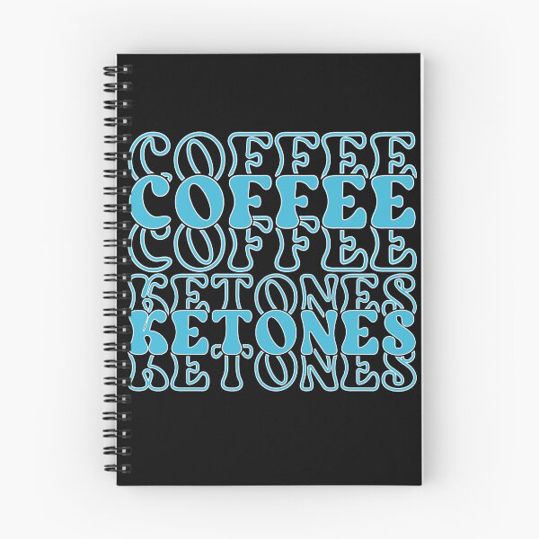 Item preview, Fun Retro Keto Coffee and Ketones Typography designed and sold by Simplystik.