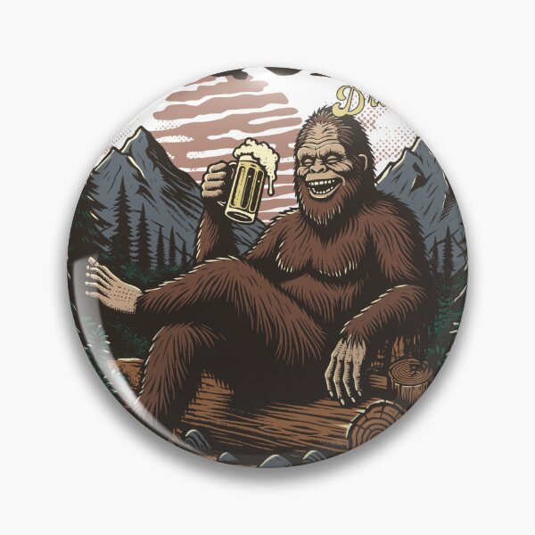 Item preview, Sneaky Sasquatch Drinking Team Logo designed and sold by FreshMintBoutiq.