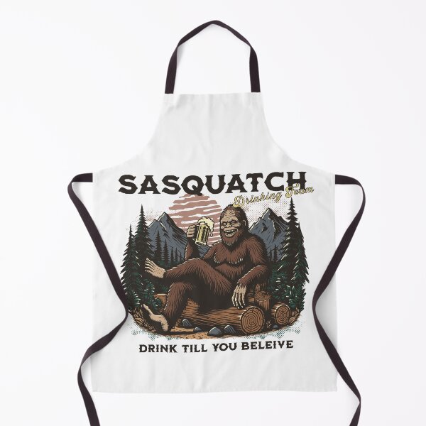 Item preview, Sneaky Sasquatch Drinking Team Logo designed and sold by FreshMintBoutiq.