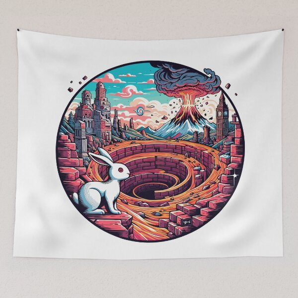 Item preview, Down the Red Brick Spiral ! designed and sold by ShepuShuki.