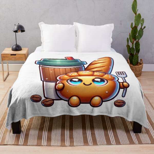 Item preview, "Morning Bliss - Bread and Coffee Sketch" designed and sold by JesNoh.