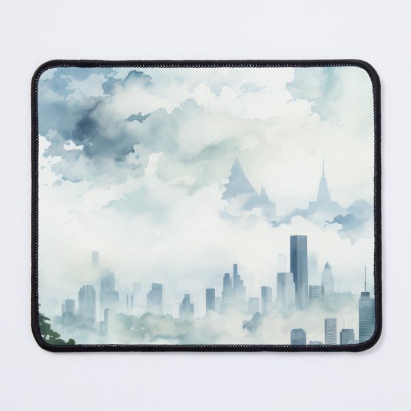 Item preview, Watercolor Cityscape designed and sold by NeoNebulaArt.