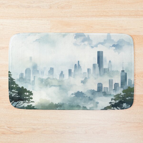 Item preview, Watercolor Cityscape designed and sold by NeoNebulaArt.