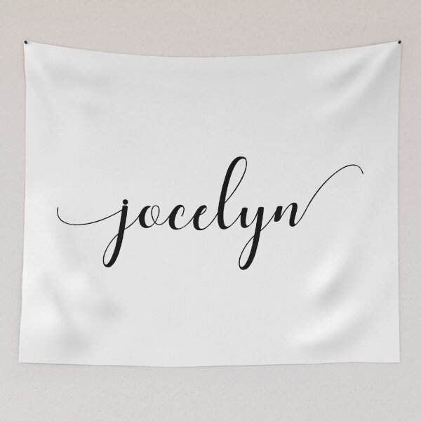 Item preview, Jocelyn - Custom name on delicate black cursive font designed and sold by To the Lua.